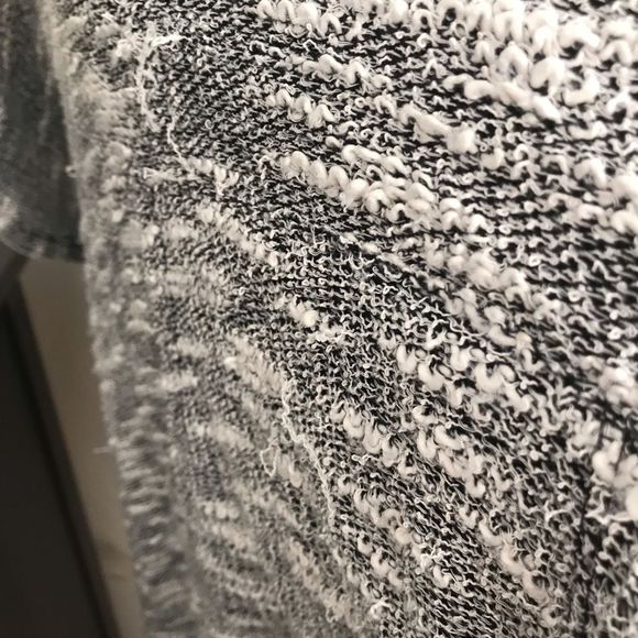 Splendid Cowl Neck Textured Kangaroo Pocket Poncho - Picture 6 of 7